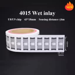 10PCS Long Range RFID UHF Tags Sticker Wet Inlay 860-960mhz Alien U7 EPC Global Gen2 ISO18000-6C