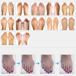 2pcs=1pair Hallux Valgus Silicone Corrector Gel Foot Care Toe Separator Little Finger Protector Bunion Straightener Pedicure