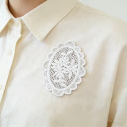 10Pcs/Lot White Cotton Organza Embroidery Fabric Lace Patch Trim Clothes Wedding Dress Diy Applique Scrapbooking NL359