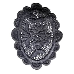 10Pcs/Lot White Cotton Organza Embroidery Fabric Lace Patch Trim Clothes Wedding Dress Diy Applique Scrapbooking NL359
