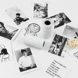 57*25MM Thermal Paper Label Sticker Adhesive Rolls Paper For Mini Printer Instant Print Kids Camera Printing Paper Replacement