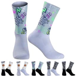 2026 Cycling Socks Unisex Adult Targeted Compression Non Slip Hiking Runing Socks 2024 New Lightweight Mesh Design Bicycle Socks