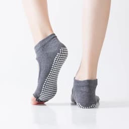 Women Five Toe Backless Pilates Socks Non-Slip Fitness Workout Yoga Socks Ladies Breathable Sports Ballet Dance Slippers for Gym