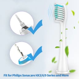 Electric Toothbrush Head, Replaceable Sonic Electric Toothbrush Head, Suitable for Sonicare's Electric Replaceable Brush