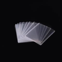 35PT Top Cover Loader Clear Protective Trading Card Holder Hard Plastic Card Sleeves Holder for Baseball Card Sports Cards