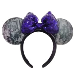 2025 Disney Princess Seris Mickey Mouse Headband Disneyland Minnie Ears PU Leather Headwear Children Girl Toys Decoration