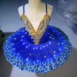 Ruoru Professional Ballerina Led Ballet Tutu For Child Children Kids Girls Adults Pancake Tutu Dance Costumes Ballet Dress Girls