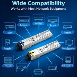 SFP Module SC Interface 1310/1550nm 1.25G BIDI Fiber Transceiver DDM Gigabit SFP Optical Module Compatible with H3C Cisco Huawei