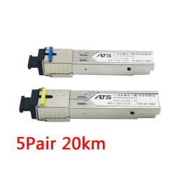 SFP Module SC Interface 1310/1550nm 1.25G BIDI Fiber Transceiver DDM Gigabit SFP Optical Module Compatible with H3C Cisco Huawei