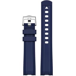 Silicone Rubber Strap for Omega X Swatch Joint MoonSwatch Curved End Diving Sport Watch Band Bracelet 20mm for Seamaster 300