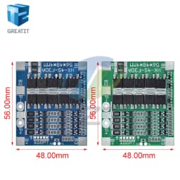 BMS 4S 3.2V 3.7V 30A LiFePO4 / Lithium Battery Charge Protection Board 12.8V 14.4V 18650 32650 Battery Packs With Balance