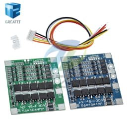 BMS 4S 3.2V 3.7V 30A LiFePO4 / Lithium Battery Charge Protection Board 12.8V 14.4V 18650 32650 Battery Packs With Balance