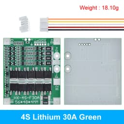 BMS 4S 3.2V 3.7V 30A LiFePO4 / Lithium Battery Charge Protection Board 12.8V 14.4V 18650 32650 Battery Packs With Balance