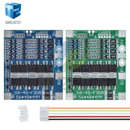 BMS 4S 3.2V 3.7V 30A LiFePO4 / Lithium Battery Charge Protection Board 12.8V 14.4V 18650 32650 Battery Packs With Balance