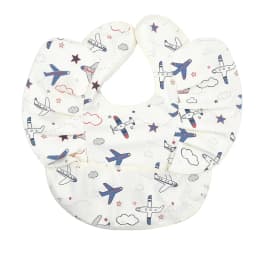 INS Nordic Style Baby Bibs Waterproof Short Sleeve with Pocket Feeding Waterproof Bib Easy Clean Cute Elephant Bibs Soft PU