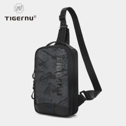 Tigernu Chest Bag For Men Cool Style Men Shoulder Bag 9.7inch IPad Bag Casual Male Crossbody Bag Lightweigt Mini Bags