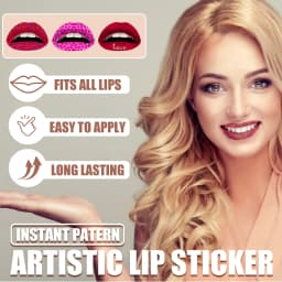 New Style Lip Tattoos Temporary Sticker, Eco Friendly Makeup Sticker Instant Art Sticker Transfer Makeup Tool Mix Style