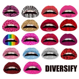 New Style Lip Tattoos Temporary Sticker, Eco Friendly Makeup Sticker Instant Art Sticker Transfer Makeup Tool Mix Style