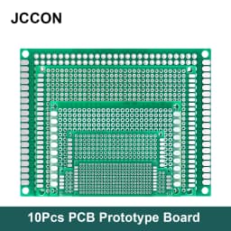 2Pcs PCB Prototype Board Circuit Universal Stripboard Prototyping Single Side 2x8 3x7 4x6 5x7 6x8 7x9 8x12 9x10 Soldering