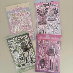 SKYSONIC Number & Letter Series Full Set Journal Stickers Decor Scrapbooking Materials Stationery Postcards Sticker Suppli