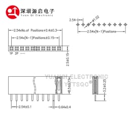 10PCS 2/3/4/5/6/7/8/9/10/12/14/15/16/18/20/24/40 PIN SINGLE Row Straight FEMALE PIN HEADER 2.54MM PITCH Strip Connector Socket