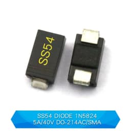 20PCS SMD Schottky Diode SS12 SMA SS14 1N5819 SS24 SB240 SS26 SR260 SS54 1N5824 SS34 1N5822 SR360 SS36 SS110 SB1100 SS2200