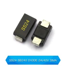 20PCS SMD Schottky Diode SS12 SMA SS14 1N5819 SS24 SB240 SS26 SR260 SS54 1N5824 SS34 1N5822 SR360 SS36 SS110 SB1100 SS2200