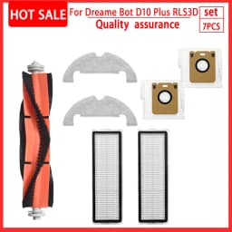 For Accessories Dreame Bot D10 Plus RLS3D Robot Vacuum Cleaner Hepa Filter Mop Main Side Brush Dust Bag Replacement Parts