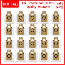 For Accessories Dreame Bot D10 Plus RLS3D Robot Vacuum Cleaner Hepa Filter Mop Main Side Brush Dust Bag Replacement Parts