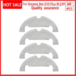 For Accessories Dreame Bot D10 Plus RLS3D Robot Vacuum Cleaner Hepa Filter Mop Main Side Brush Dust Bag Replacement Parts