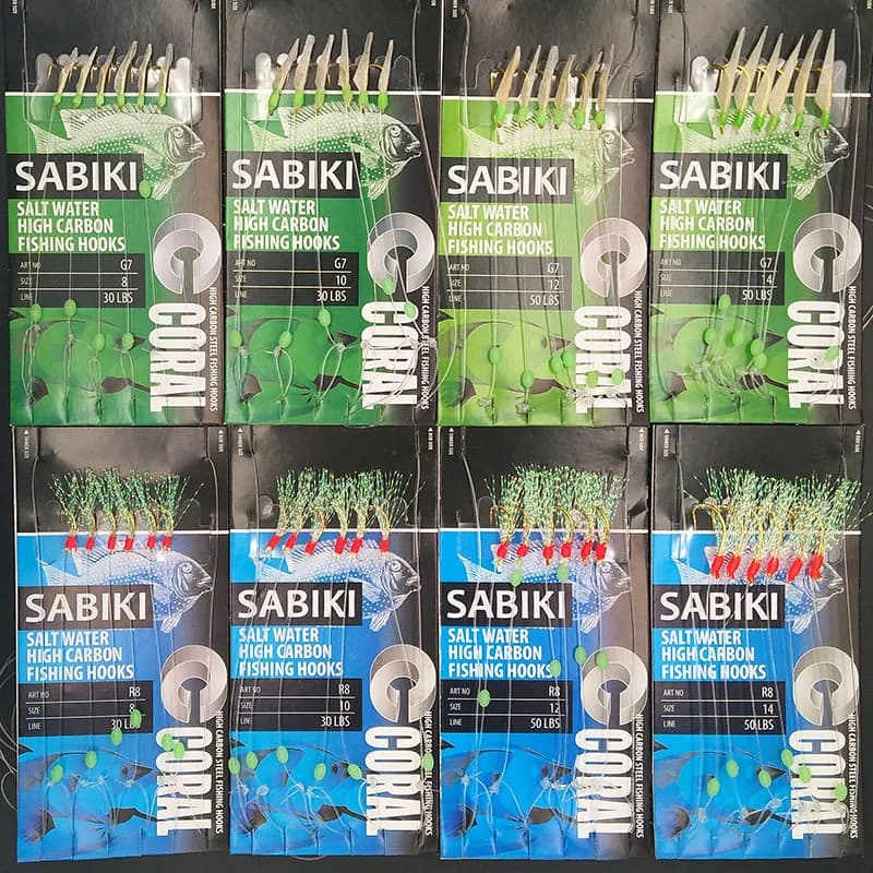 Lunker Sabiki Lure Flasher Rig Hook Soft Bait Luminous Eel Glow Dark Mackerel Fishing Snapper Mulloway Flathead Mullet Shark