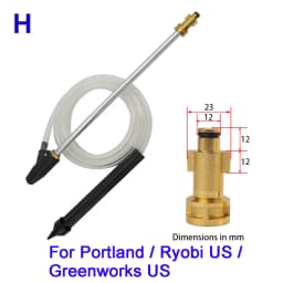 Pressure Washer SandBlasting Kit Wet Sandblaster Lance Nozzle for Karcher Huter Interskol Lavor Parkside High Pressure Washer