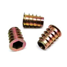 M4 M5 M6 M8 M10 Thickened Furniture Embedded Insert Nut Set Box Hex Socket Thread Wood Bed Cabinet Table E-nut High Quality