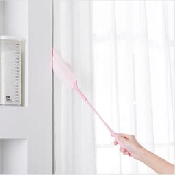 Practical Household Dust Cleaning Brush with 10 Pcs Non-woven Cleaning Cloth Long Handle Dust Gap Brush for Home Cleaning Tool