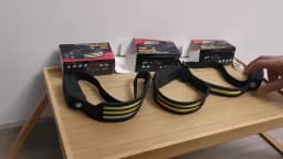 COB LED Sensor Head Lamp Induction Headlamp Built-in Battery Flashlight USB Rechargeable Head Torch 5 Lighting Modes Headlight