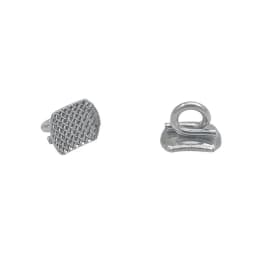 10Pcs Dental Orthodontic Lingual Buttons Metal Bondable Direct Eyelets Traction Hook Dentistry Accessories Materials