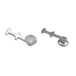 10Pcs Dental Orthodontic Lingual Buttons Metal Bondable Direct Eyelets Traction Hook Dentistry Accessories Materials