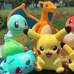 20cm Pokemon Stuffed Plush Toys Kawaii Pikachu Raichu Jenny Turtle Anime Doll Birthday Christmas Gift