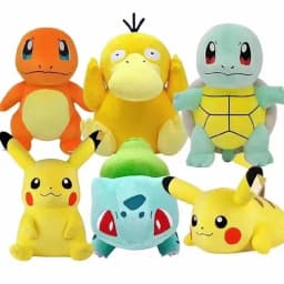 20cm Pokemon Stuffed Plush Toys Kawaii Pikachu Raichu Jenny Turtle Anime Doll Birthday Christmas Gift