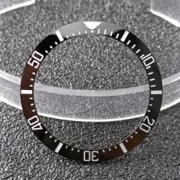Sloping 38mm*30.6mm Ceramic Bezel GMT and Diving Watch Insert For 40mm Mens Watch Replace Watch Face Watch Bezel Inserts