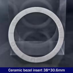 Sloping 38mm*30.6mm Ceramic Bezel GMT and Diving Watch Insert For 40mm Mens Watch Replace Watch Face Watch Bezel Inserts