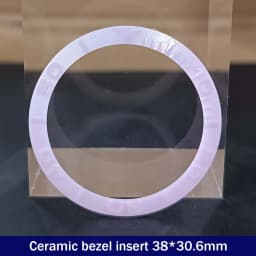 Sloping 38mm*30.6mm Ceramic Bezel GMT and Diving Watch Insert For 40mm Mens Watch Replace Watch Face Watch Bezel Inserts