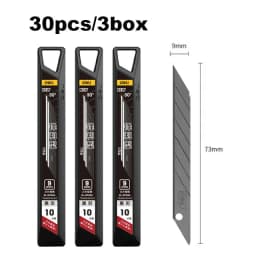 Deli Utility Knife 9mm Pocket Knife Box Cutter Retractable Blade for Office Home School Stationery Supplies Paper Craft Knives