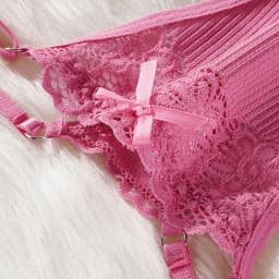 BANNIROU 1Pcs Lace G-string Women's Underwear Sexy Bow Transparent Low-Rise Panties Woman Intimates Female Thongs Lingerie
