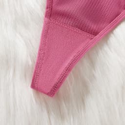 BANNIROU 1Pcs Lace G-string Women's Underwear Sexy Bow Transparent Low-Rise Panties Woman Intimates Female Thongs Lingerie