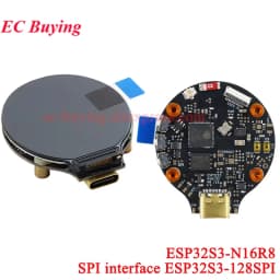 1.28 inch TFT Screen Display Module 1.28" IPS Round Colorful LCD Board GC9A01 Touch 240x240 SPI ESP32-S3 ESP32S3-N16R8 N16R16