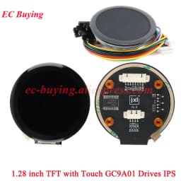 1.28 inch TFT Screen Display Module 1.28" IPS Round Colorful LCD Board GC9A01 Touch 240x240 SPI ESP32-S3 ESP32S3-N16R8 N16R16