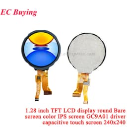 1.28 inch TFT Screen Display Module 1.28" IPS Round Colorful LCD Board GC9A01 Touch 240x240 SPI ESP32-S3 ESP32S3-N16R8 N16R16