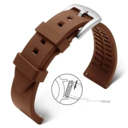 Quick Release Silicone Rubber Watch Strap 20mm 22mm Sports Watchband Black Green Orange Blue Wristband Bracelets 18 19 21 24mm