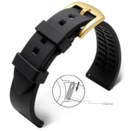 Quick Release Silicone Rubber Watch Strap 20mm 22mm Sports Watchband Black Green Orange Blue Wristband Bracelets 18 19 21 24mm